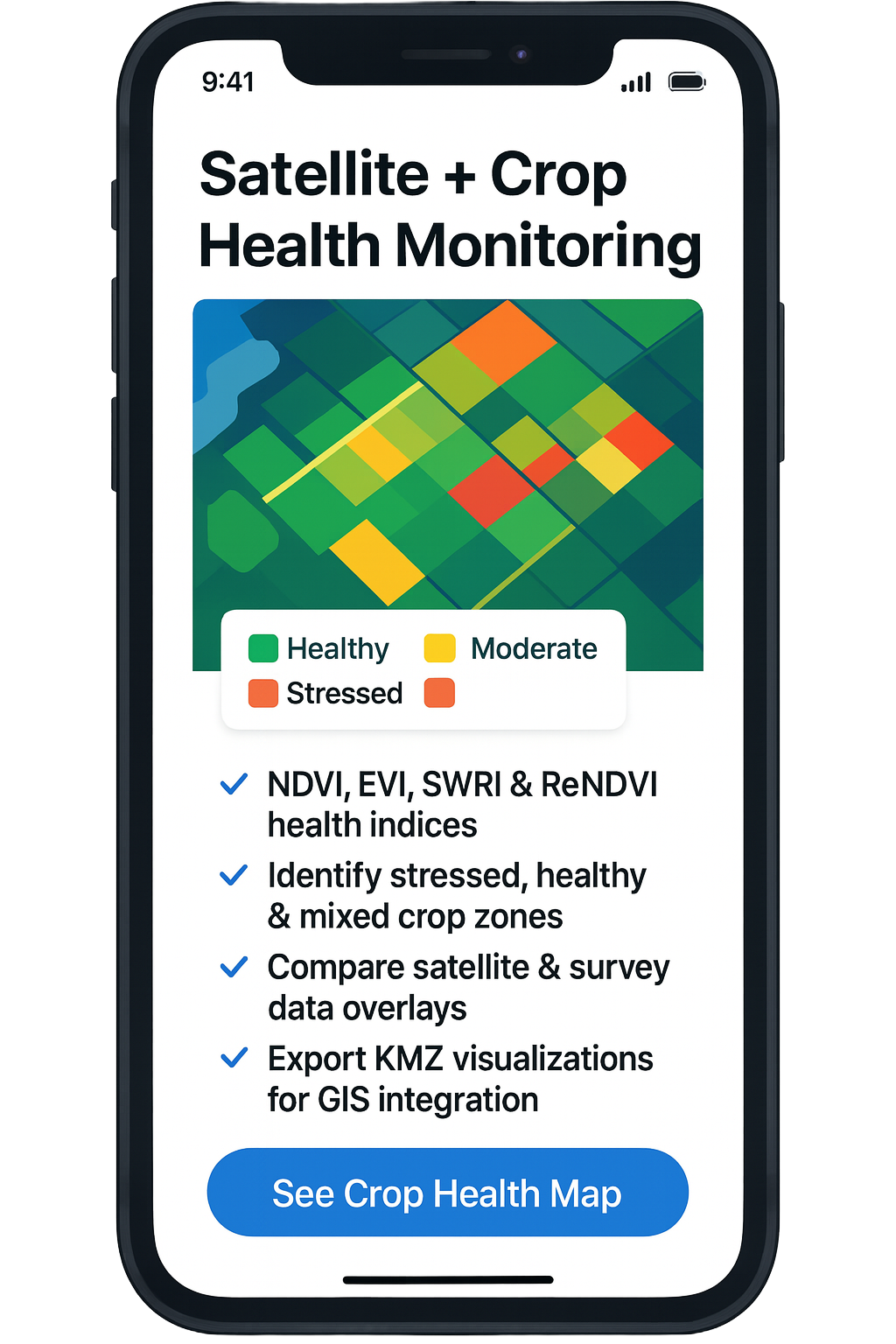 Satellite Crop Health Monitoring